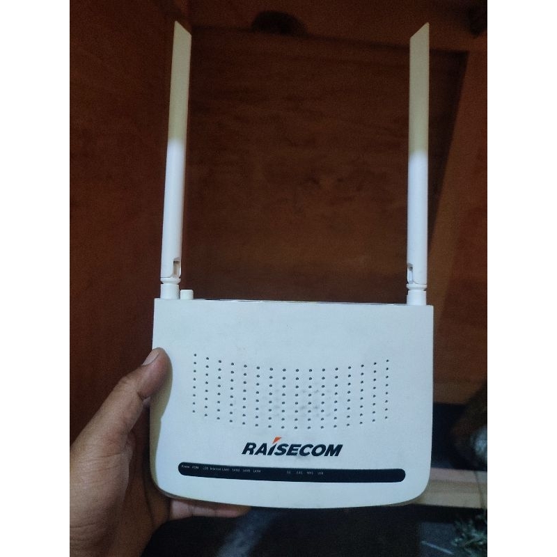 Jual MODEM GPON ONU RAISECOM LIKENEW PLUS ADAPTOR | Shopee Indonesia