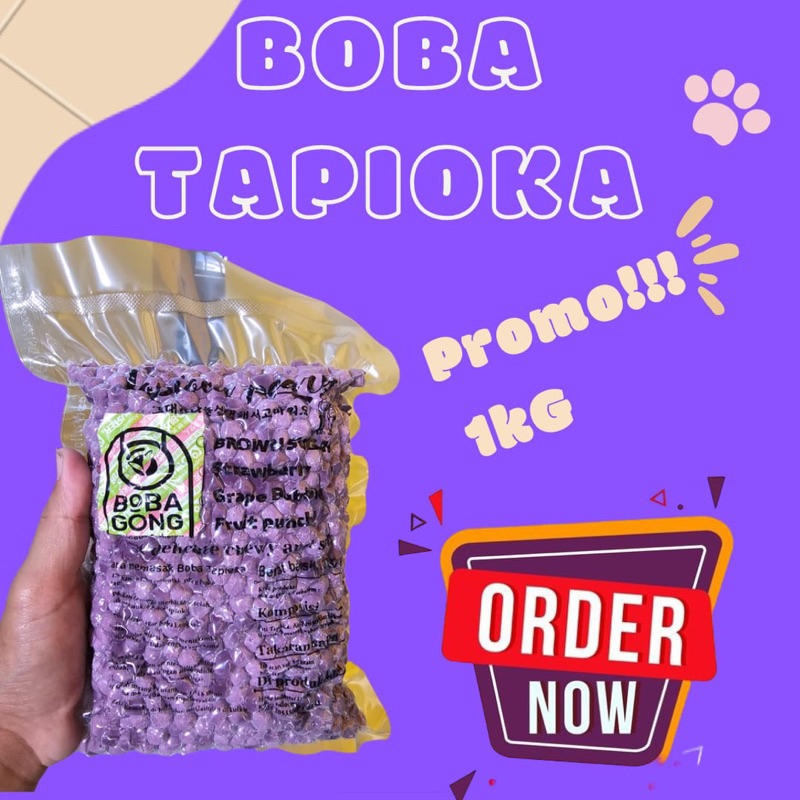 Jual Boba Tapioka Pearl Kg Boba Pearl Bubble Pearl Enak Dan Kenyal Shopee Indonesia