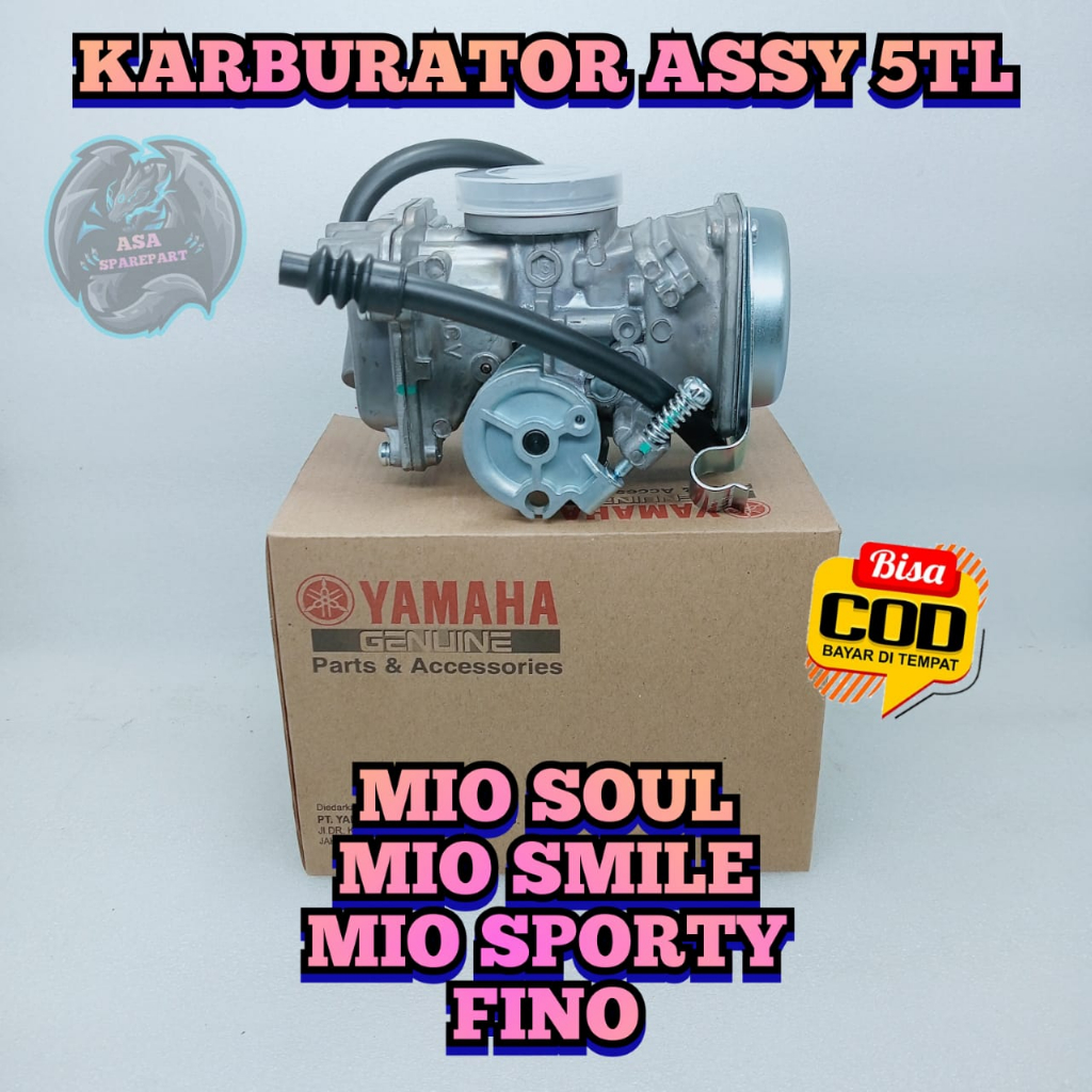 Jual KARBURATOR 5TL ASLI ORIGINAL Motor YAMAHA MIO KARBU , MIO SOUL ...