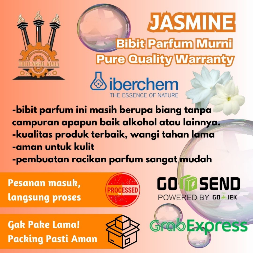 Jual Bibit Biang Parfum Jasmine Ex Iberchem 100ml Parfum Laundry