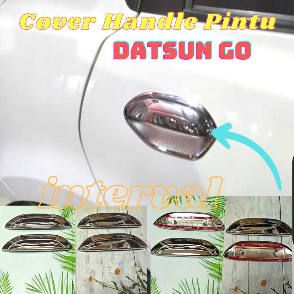 Jual Cover Handle Pegangan Pintu Mobil Datsun Go Chrome Pintu Datsungo