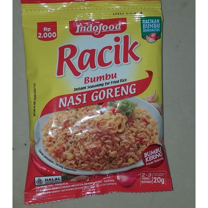 Jual Indofood Bumbu Racik Nasi Goreng | Shopee Indonesia