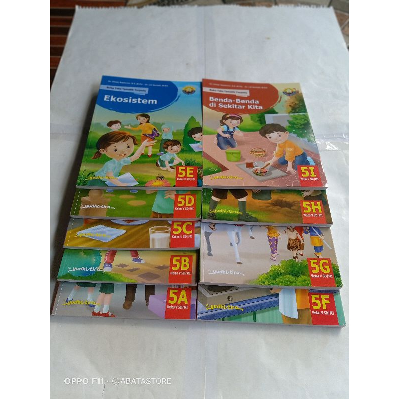 Jual BUKU TEKS TEMATIK TERPADU SD MI KLS V K13 5A SAMPAI 5I DR DHIAH ...