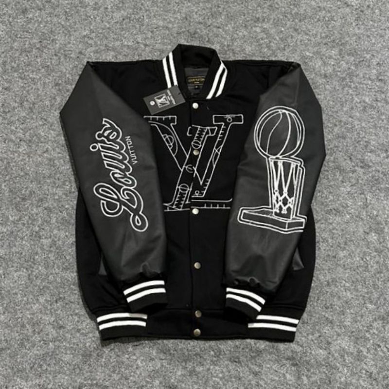 Jual Jaket Bomber Louis Vuitton LV Monogram