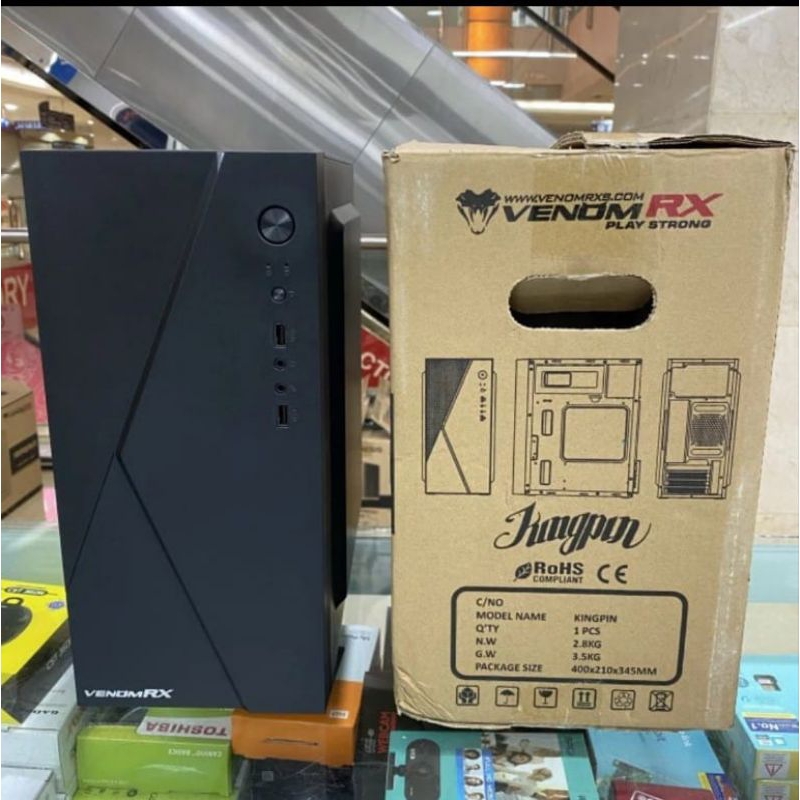 Jual CASING VENOMRX KINGPIN + PSU 300 WATT | Shopee Indonesia
