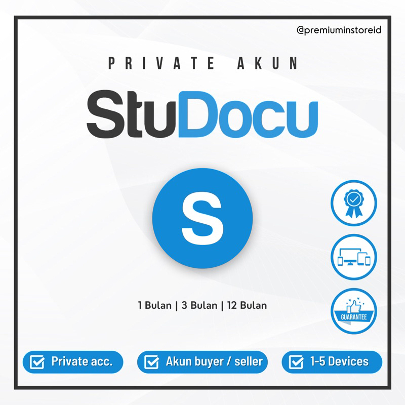 Jual Studocu Premium 1-12 Bulan (private) | Shopee Indonesia