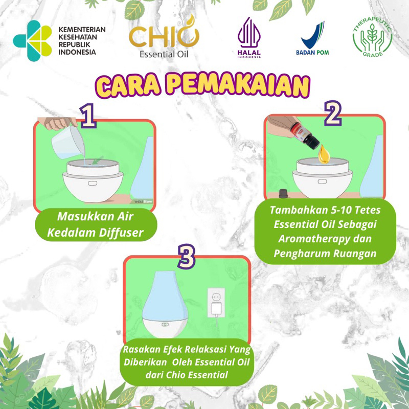 Jual Chio Essential Oil Aromaterapi 10ml | minyak atsiri essential oil ...