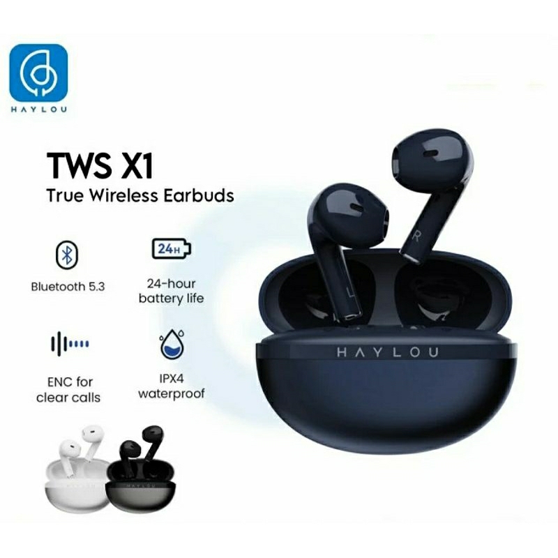 Haylou X1 2023 GT1 PRO TWS Bluetooth 5.3 App ENC Earphone Original