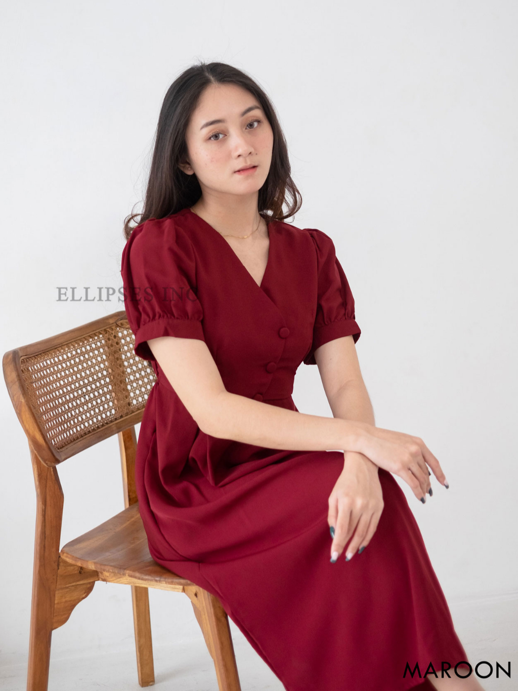 Jual ELLIPSESINC Catrice Wrap Dress | Shopee Indonesia
