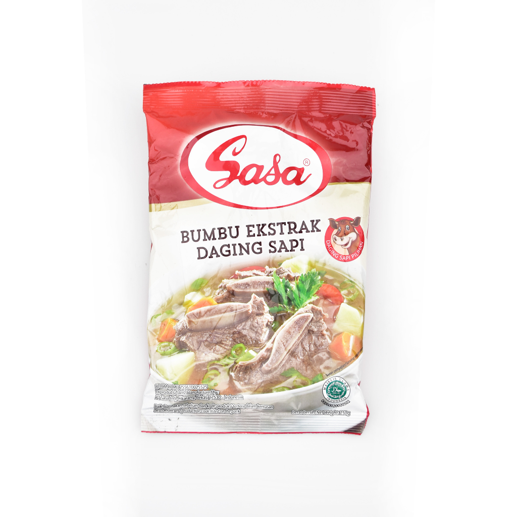 Jual Bumbu Serbaguna Penyedap Rasa SASA Kaldu Sapi Ayam 250 Gr | Shopee ...