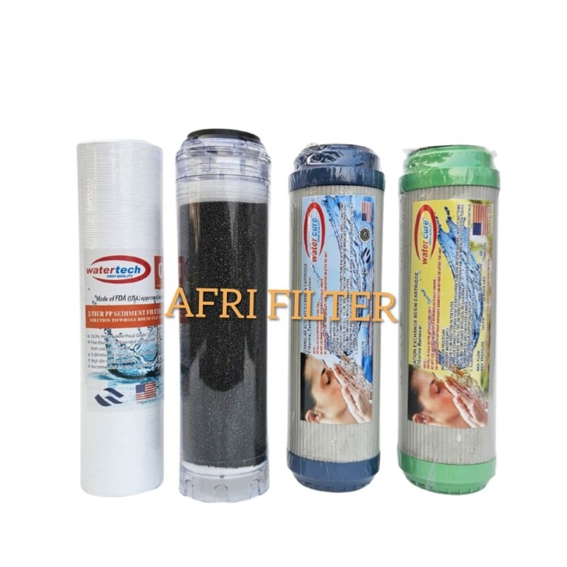 Jual Paket Sparepart Filter Air Tahap Sedimen Berbesi Gac Resin Shopee Indonesia