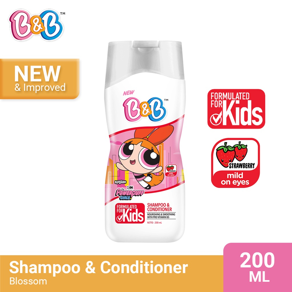 Jual B&B Shampoo & Conditioner Blossom Botol 200ml | Shopee Indonesia