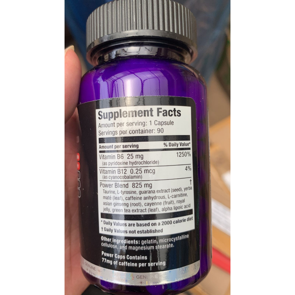 Jual Ultimate Nutrition Power Caps 90 Capsule Preworkout Kapsul ...