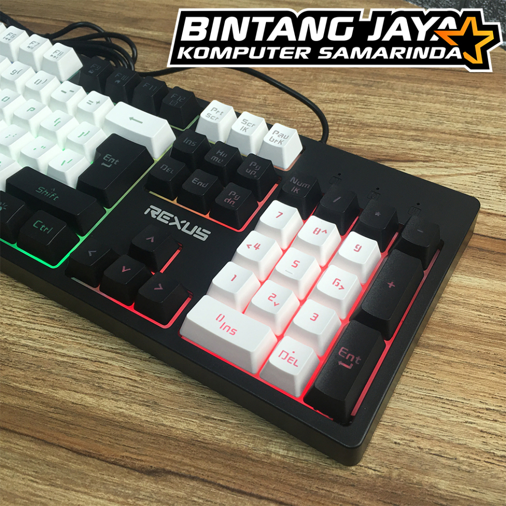 Jual Keyboard Gaming Rexus Battlefire K9E RGB Full Size | Shopee Indonesia