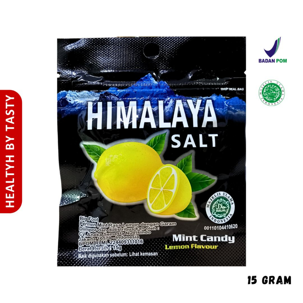 Jual Permen Himalaya Salt Candy Himalaya Salt Perman Rasa Lemon Mint 1 ...