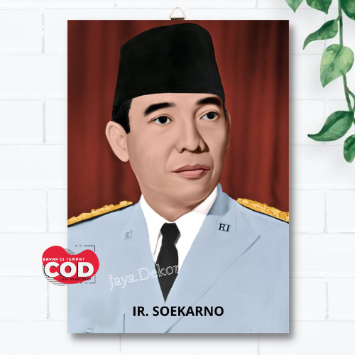 Jual Foto Poster Ir Soekarno Pahlawan Indonesia - Walldecor poster