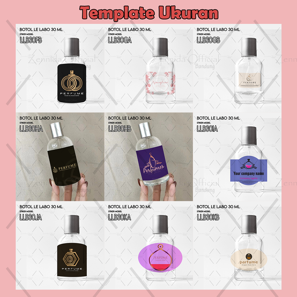 Jual Stiker Botol Parfum LeLabo 30 ml Parfume Sticker Label Custom Le ...