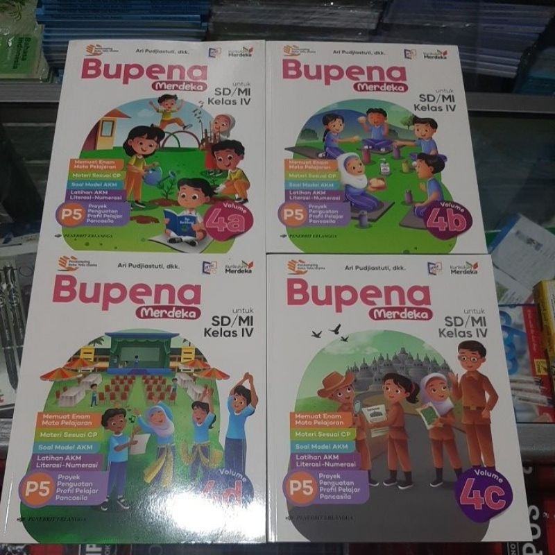 Jual BUPENA MERDEKA KELAS 4 SD KURIKULUM MERDEKA | Shopee Indonesia