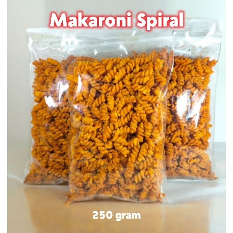 Jual Makaroni Spiral Pedas 250 Gr Makaroni Bantet Spiral Pedas Shopee