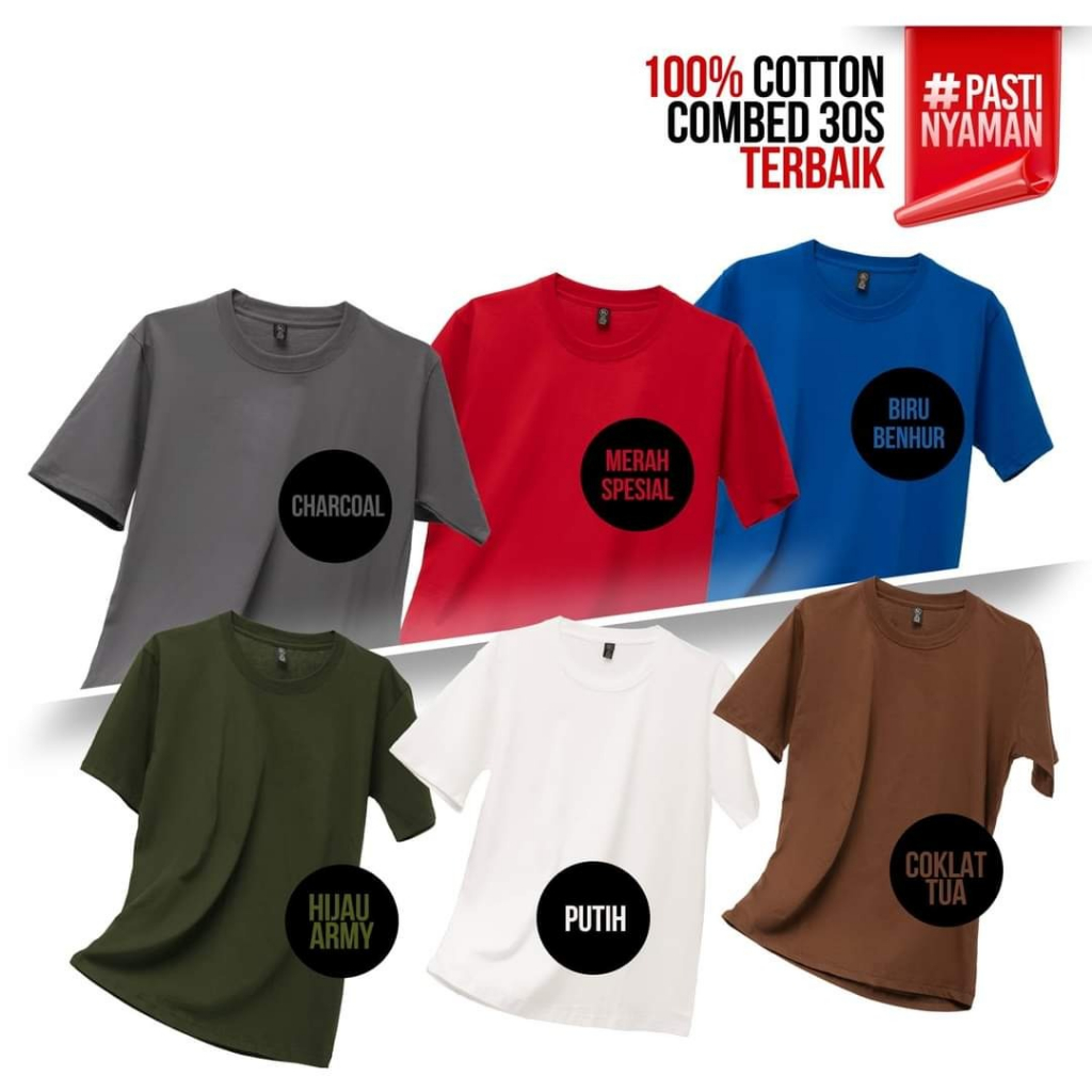 Jual RAF Attire polos 30s I oblong polos I premium desain I sablon dtf ...