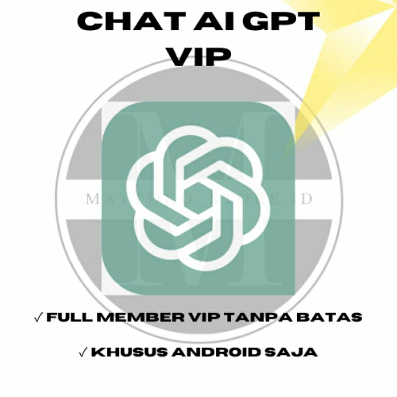 Jual Aplikasi ChatGPT Chat AI VIP Tanpa Batas | Shopee Indonesia