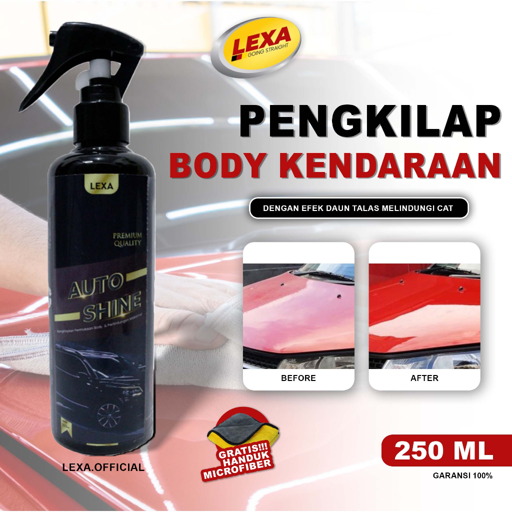 Jual Pengkilat Body Motor Pengkilap Restorer Mobil Black Penghitam ...
