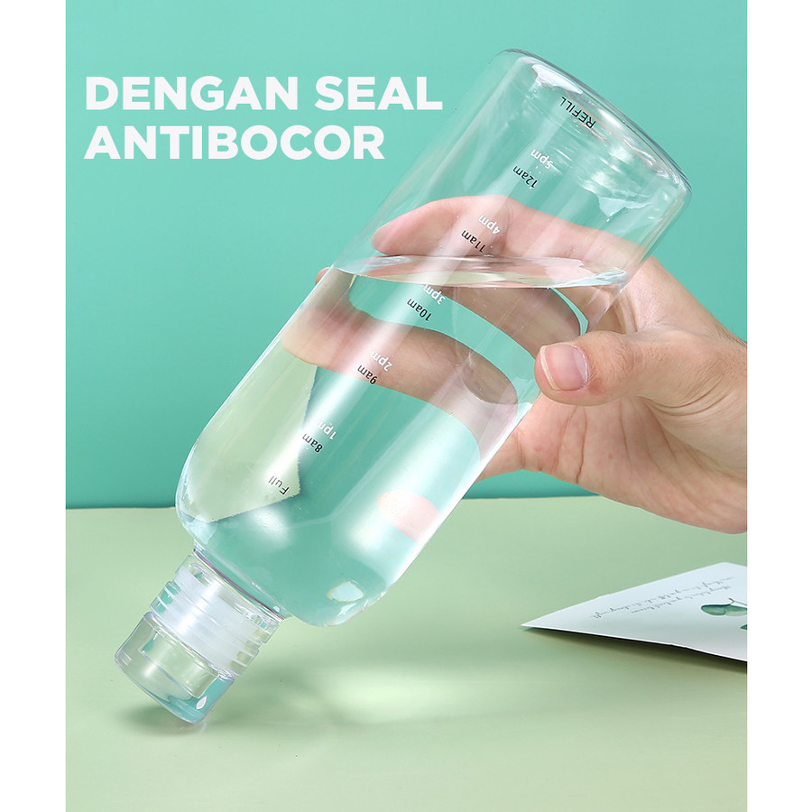 Jual Botol Transparan Aesthetic Bottle Minimalis Bening Exclusive ...