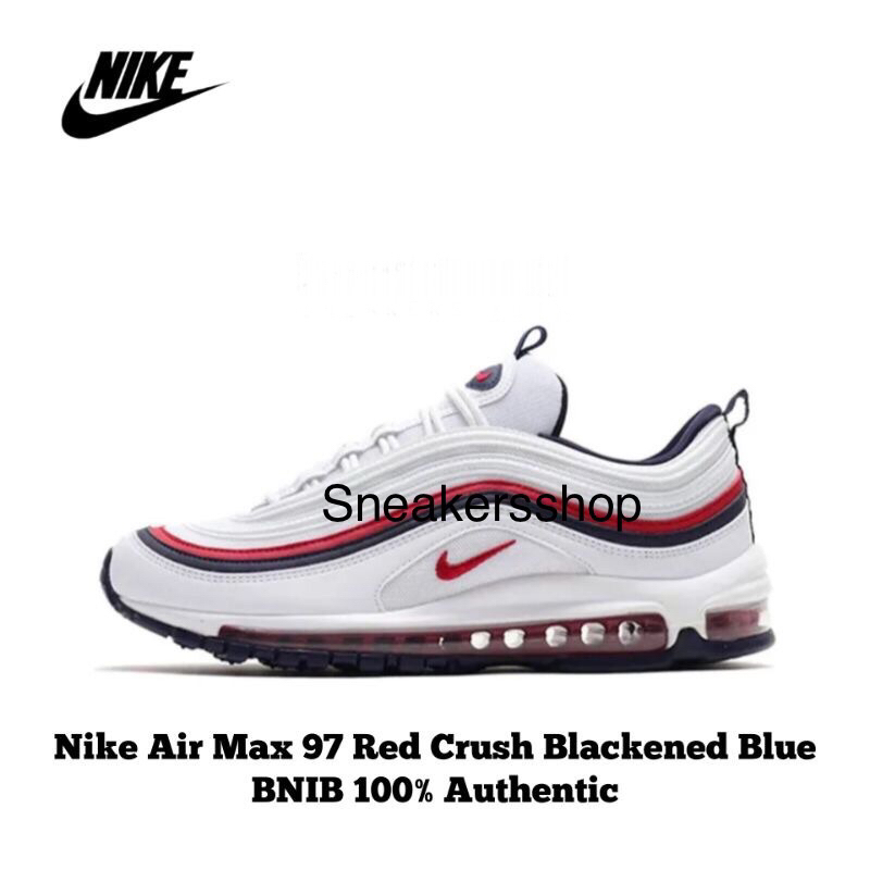 Air max 97 shop white/red crush/blackened blue