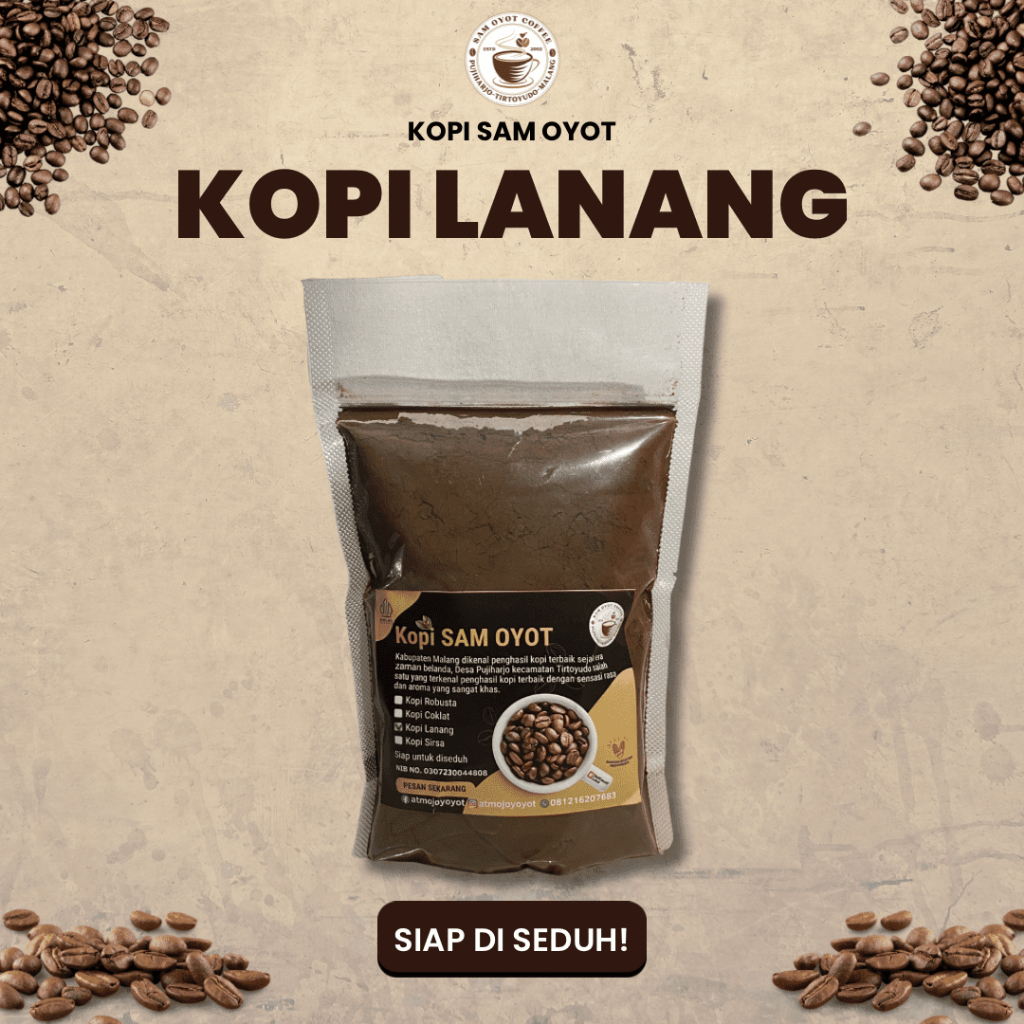 Jual Kopi Lanang Bubuk 250 Gr Shopee Indonesia 6675