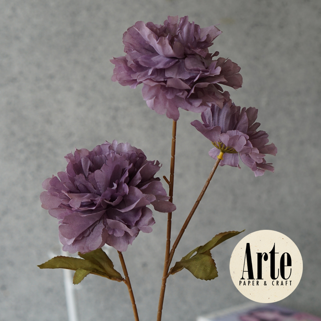 Jual 70cm Flower Bunga Peony Jumbo X3 Premium Soft Touch Dense ...