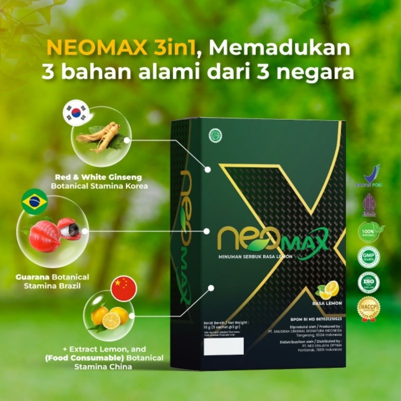 Jual Minuman Botanical Stamina - Neo Max | Shopee Indonesia