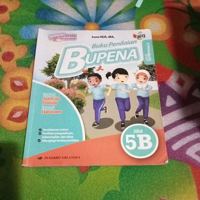 Jual BUKU ORI BUPENA KELAS 5B SD PENERBIT ERLANGGA EDISI REVISI ...