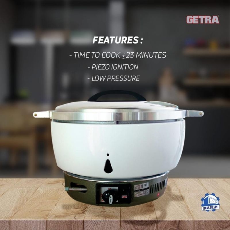 Jual Getra commercial gas MB80RB Rice cooker penanak nasi Shopee