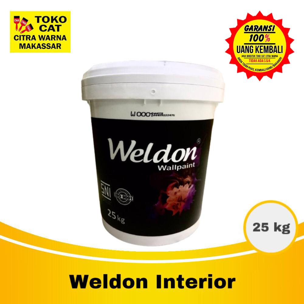 Jual Cat Tembok Interior Weldon 25 kg Shopee Indonesia