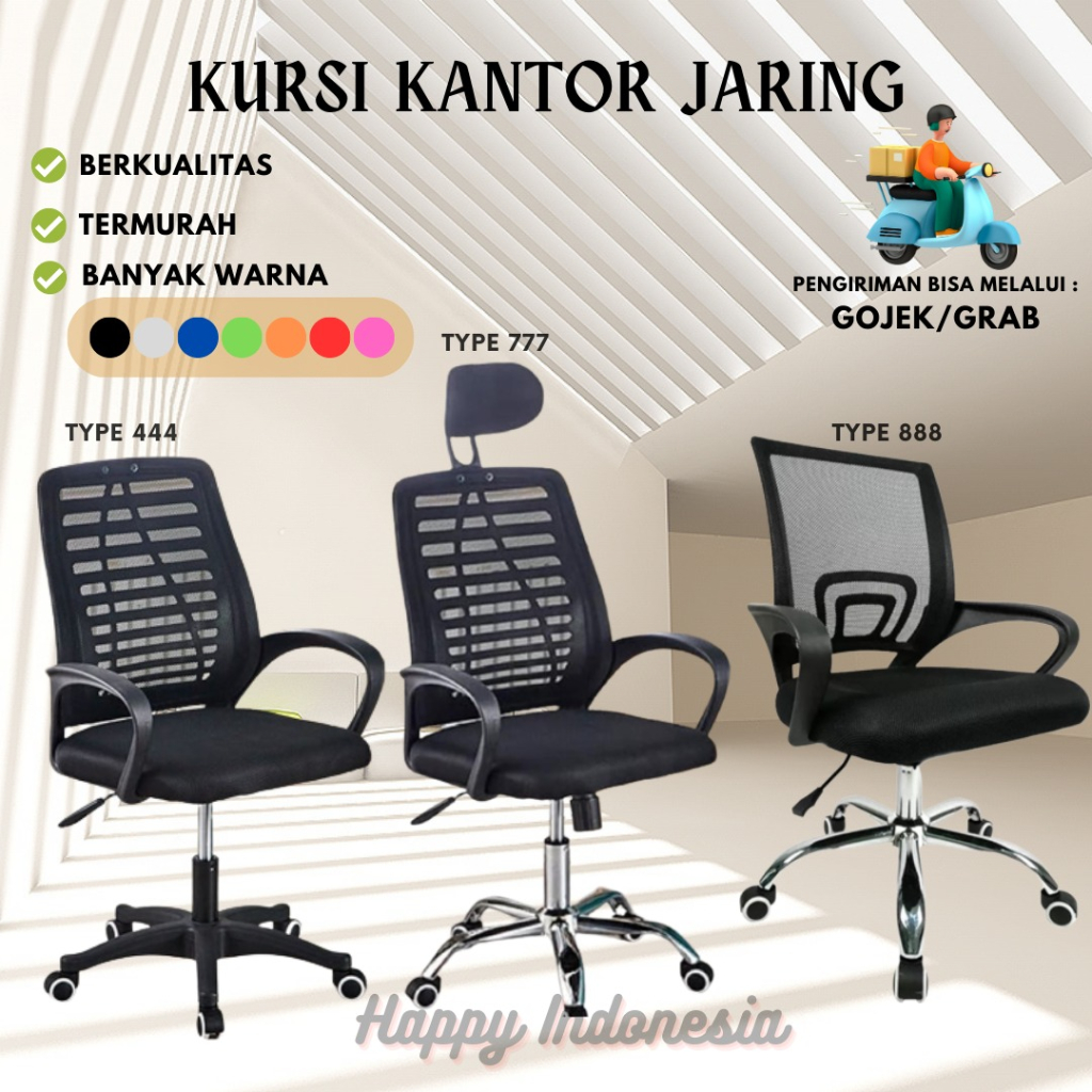 Jual Kursi Kantor Kursi Kerja Kursi Jaring Kursi Belajar Kursi Hidrolik ...