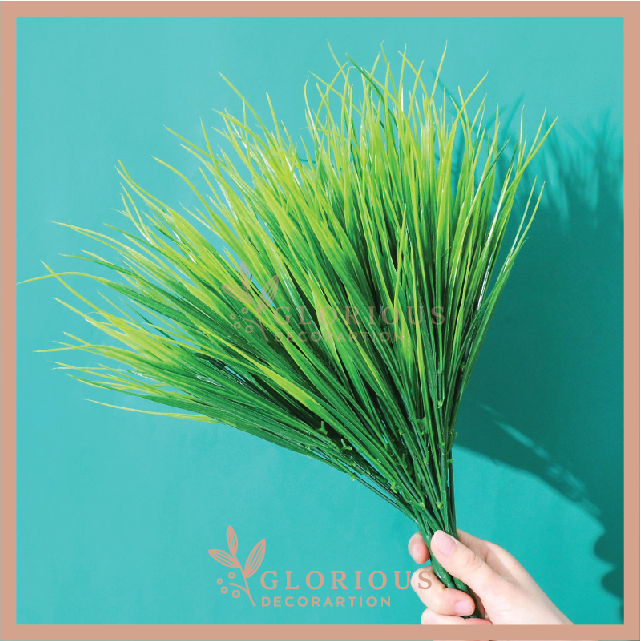 Jual Daun Spring Rumput Persia Cabang 7 Daun Kucai Artificial Flower ...