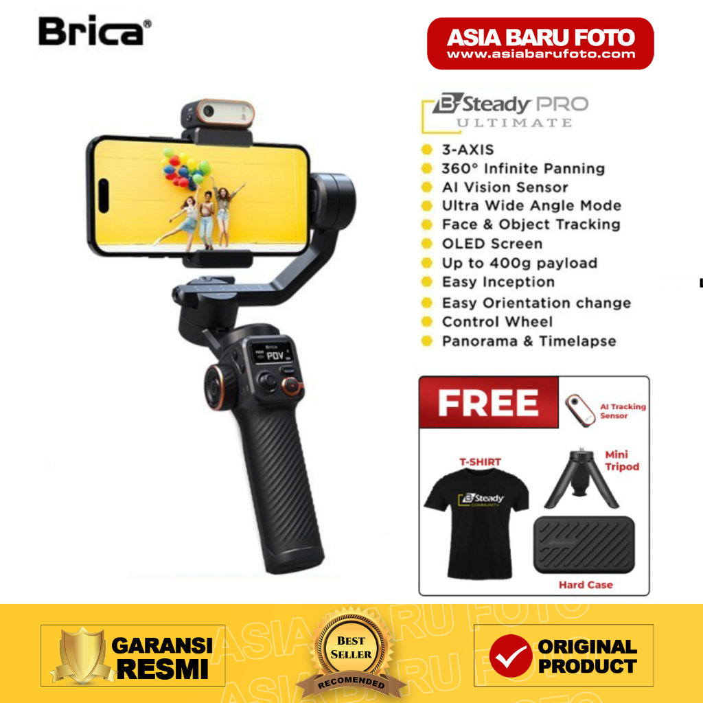 Jual Brica B-Steady PRO ULTIMATE - 3 Axis Gimbal | Shopee Indonesia