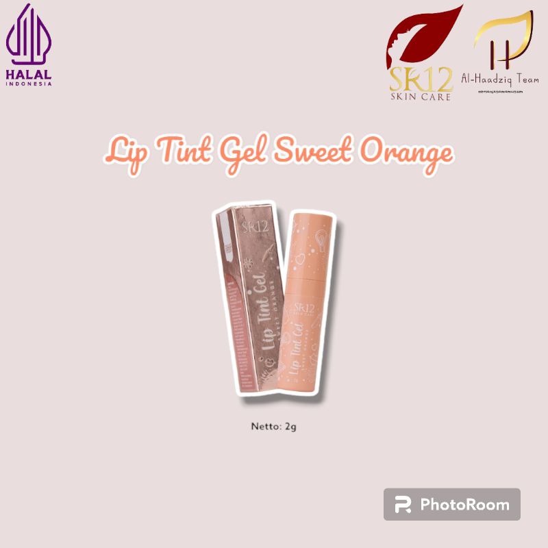 Jual SR12 100 ORI, LIP TINT GEL ORANGE SR12, LIP TINT FENOMENAL