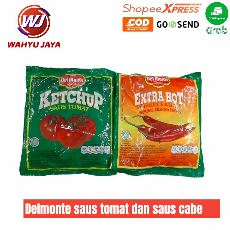 Jual Delmonte sauce tomat dan chilli sauce sachet 192 g Shopee Indonesia