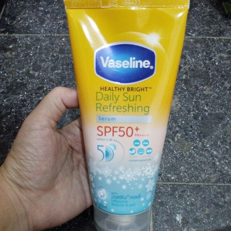 Jual Vaseline healthy bright Daily sun refreshing spf 50+ PA++++ 170ml ...