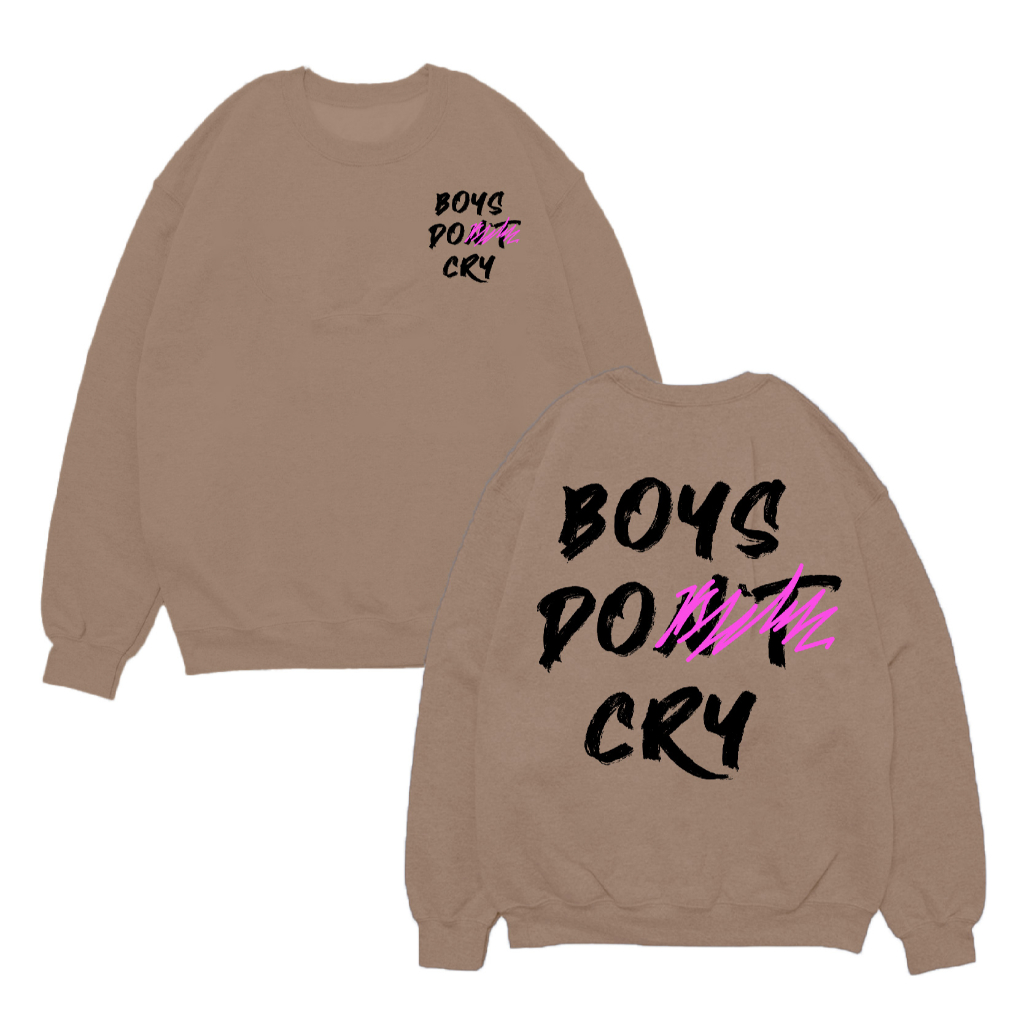 Jual Jaketpolos Id Basic Sweater Oversize Boys Dont Cry M Xxl Unisex