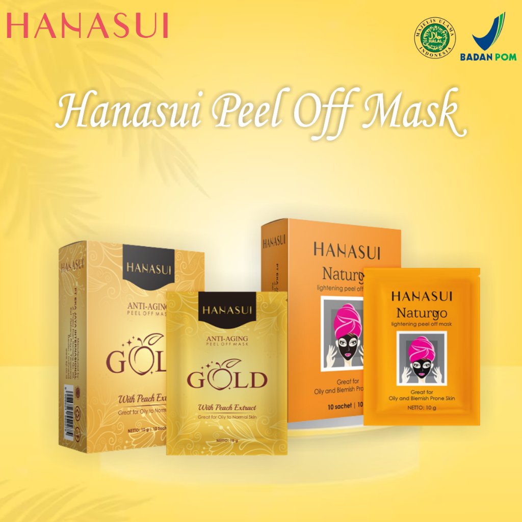 Jual HANASUI Peel Off Mask Naturgo / Anti Aging - 10gr ( Masker Wajah ...