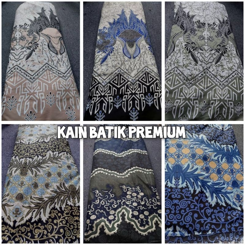 Jual Kain Batik Premium Bahan Rok Kebaya Harga Per 1/2 Meter | Shopee ...