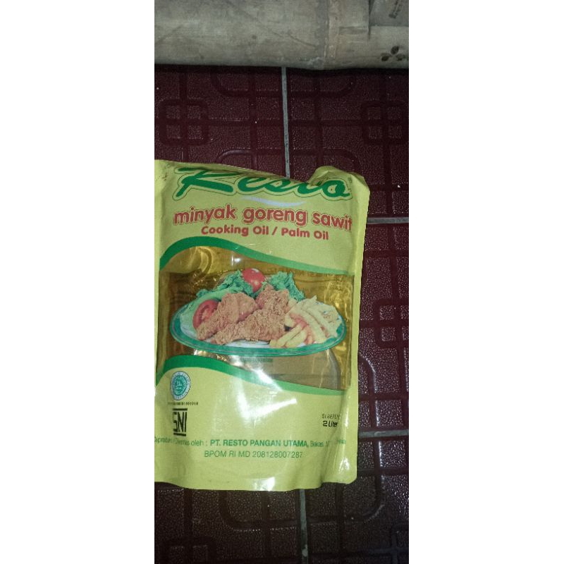 Jual MINYAK GORENG RESTO 2 LITER/minyak goreng Murah/minyak 2 liter