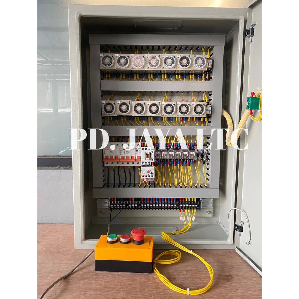 Jual Custom Panel Relay Controller Selenoid - Panel Control Robot ...