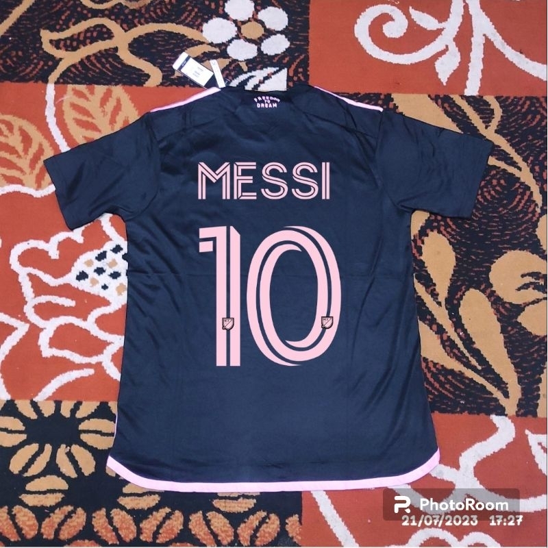 Jual JERSEY BAJU BOLA INTERMIAMI AWAY NAMESET MESSI 2023 2024 GO ...