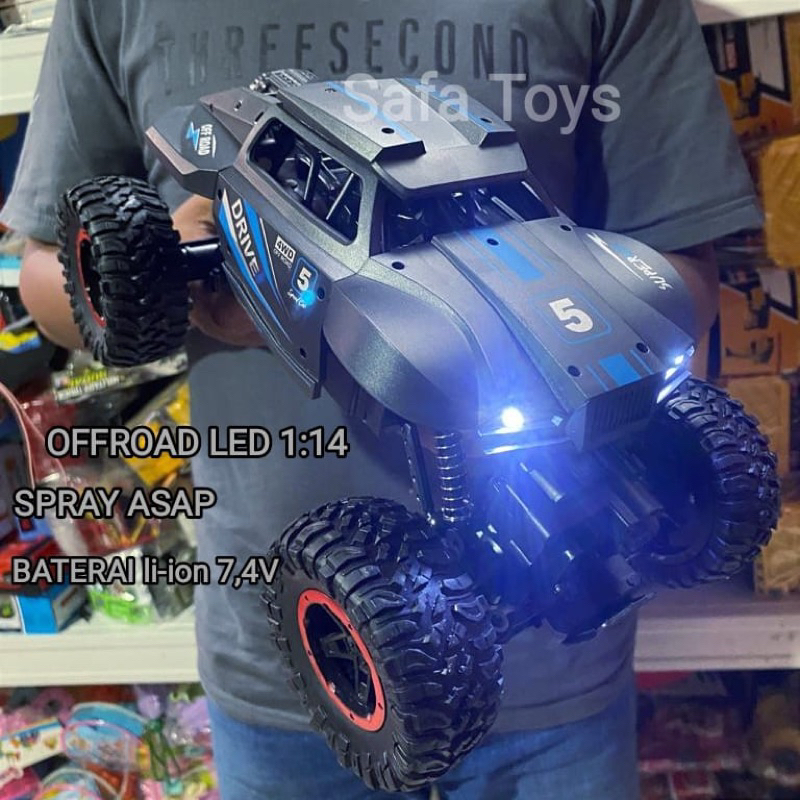 Jual Mobil Remote Control Crawler 2 Kecepatan Spray Effect , Rc 4wd