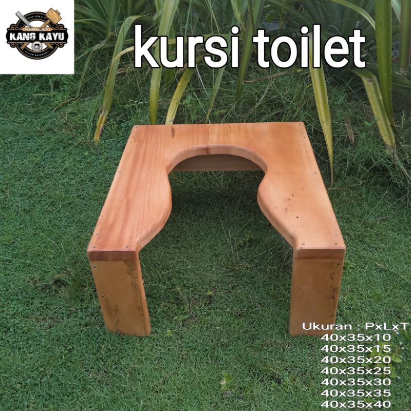 Jual Kursi Toilet Kursi Duduk Lansia Kursi Jongkok Bangku Kayu Kloset Duduk Shopee Indonesia