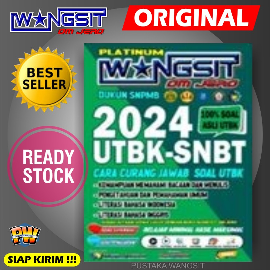 Jual Buku Wangsit OM JERO UTBK SNBT 2024 / Buku BAHASA LITERASI INGGRIS ...