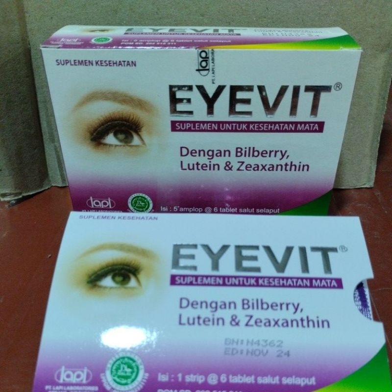 Jual Eyevit tablet / vitamin mata / multivitamin herbal mata Shopee